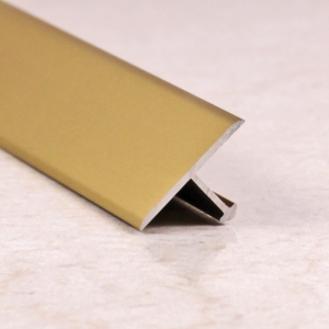 Алюминиевый Т-образный профиль для стыковки  ПТ 13 серебро матовое