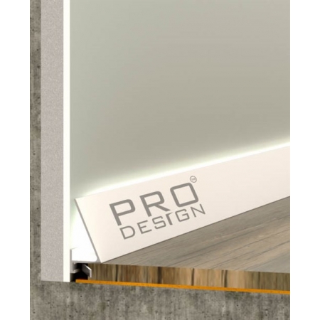 Плинтус Pro Design Corner 570 белый муар